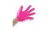 Silicone Stinged Spikes Crystal Massaging&flirting Glove