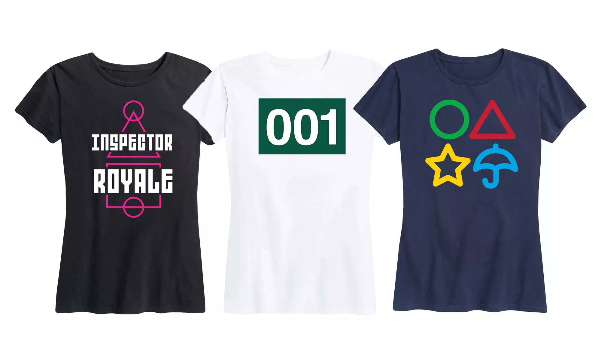 Women's Inspector-Royale Squid Tees In Sizes S-4X - Primary Image
