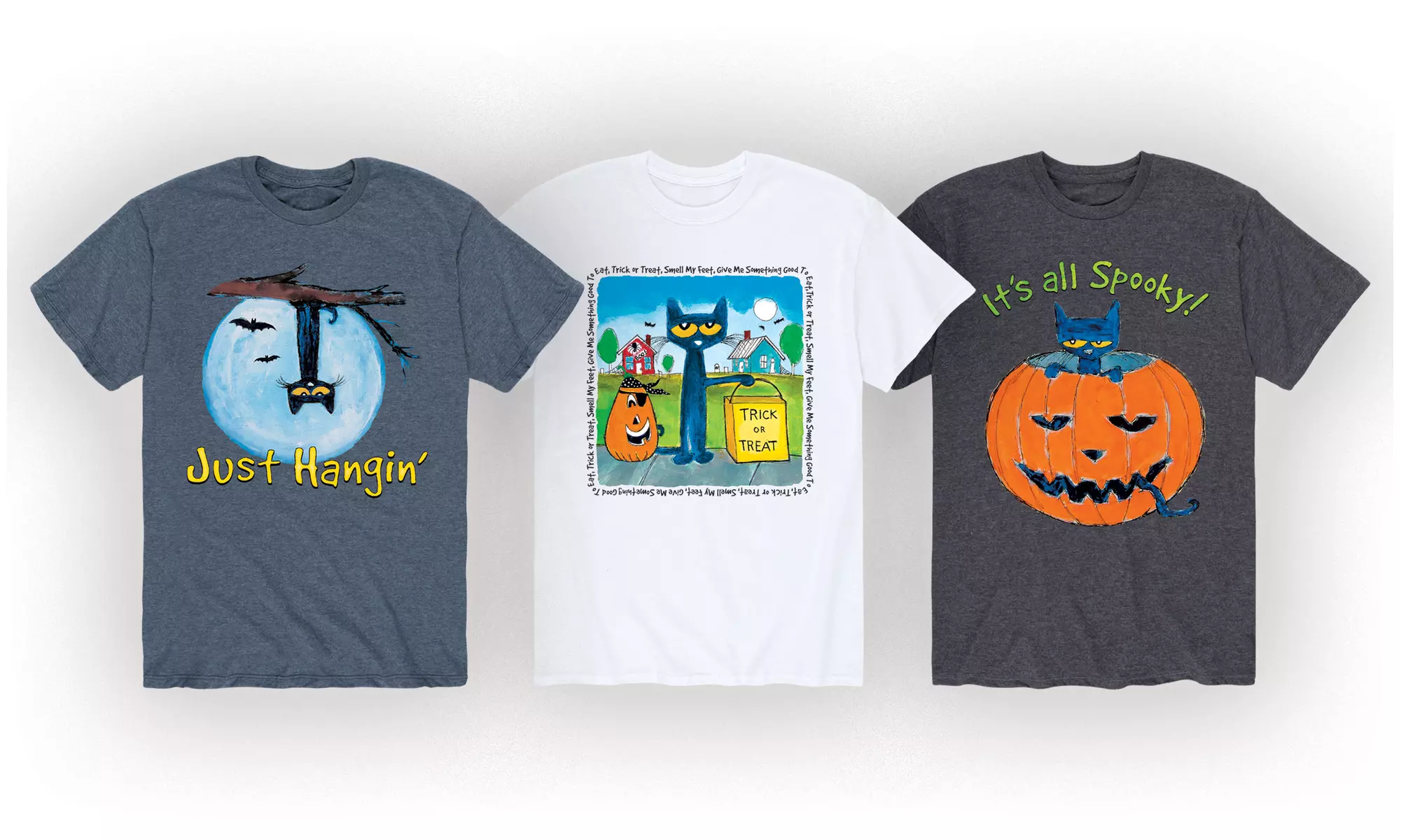 Men's Pete The Cat Halloween Tees - Primary Image