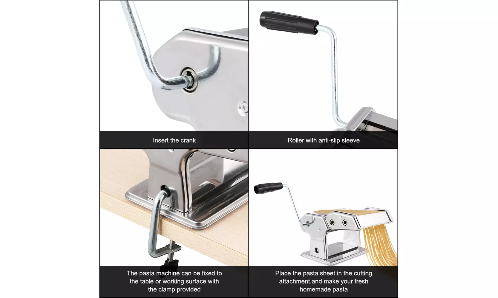 Split Type Stainless Steel Noodle Press