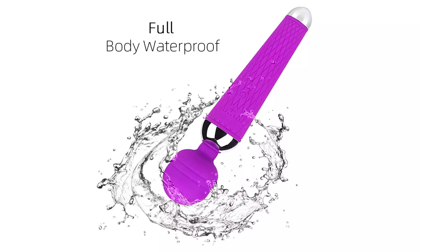 USB Recharge Handheld Magic Wand Vibrator G Spot Clitoral Stimulator