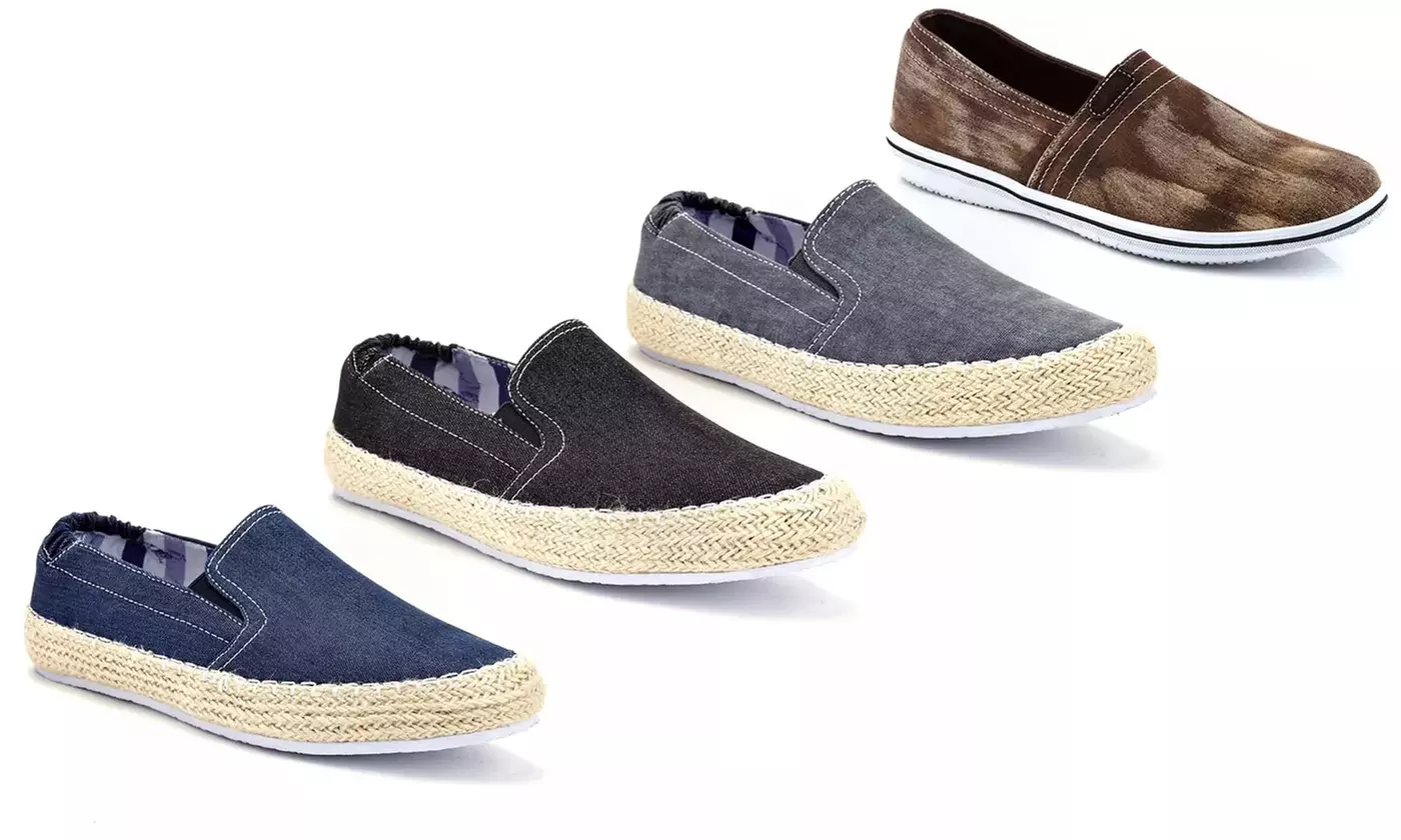 Franco Vanucci Men's Espadrilles and Denim Slip ons - Primary Image