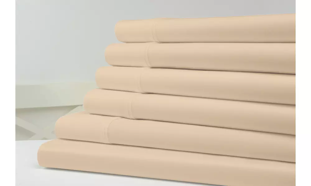 Kathy Ireland Gallery 1200 Thread Count Cotton Rich 6 Piece Sheet Sets