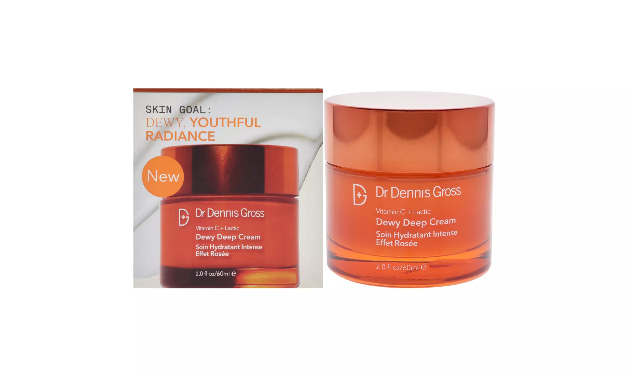 Dr. Dennis Gross Vitamin C Plus Lactic Dewy Deep Cream 2 oz - Primary Image