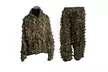 US Ghillie Suit 3D Camouflage Clothing Woodland Jungle Leaf Military Hunting Set - Second Medium