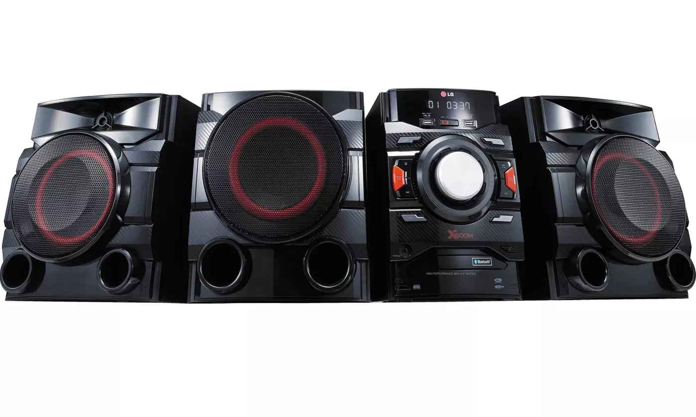 LG 700W 2.1Ch Mini Shelf Speaker System with Subwoofer & Bluetooth - Primary Image