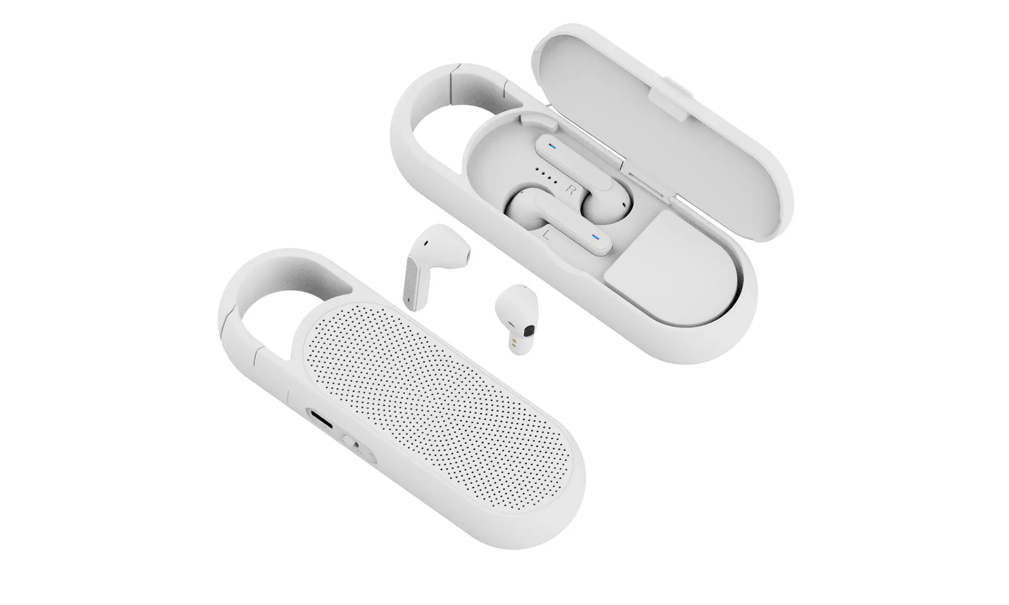 Zummy 2 in 1 True Wireless Earbuds with Bluetooth Speaker - Primary Image