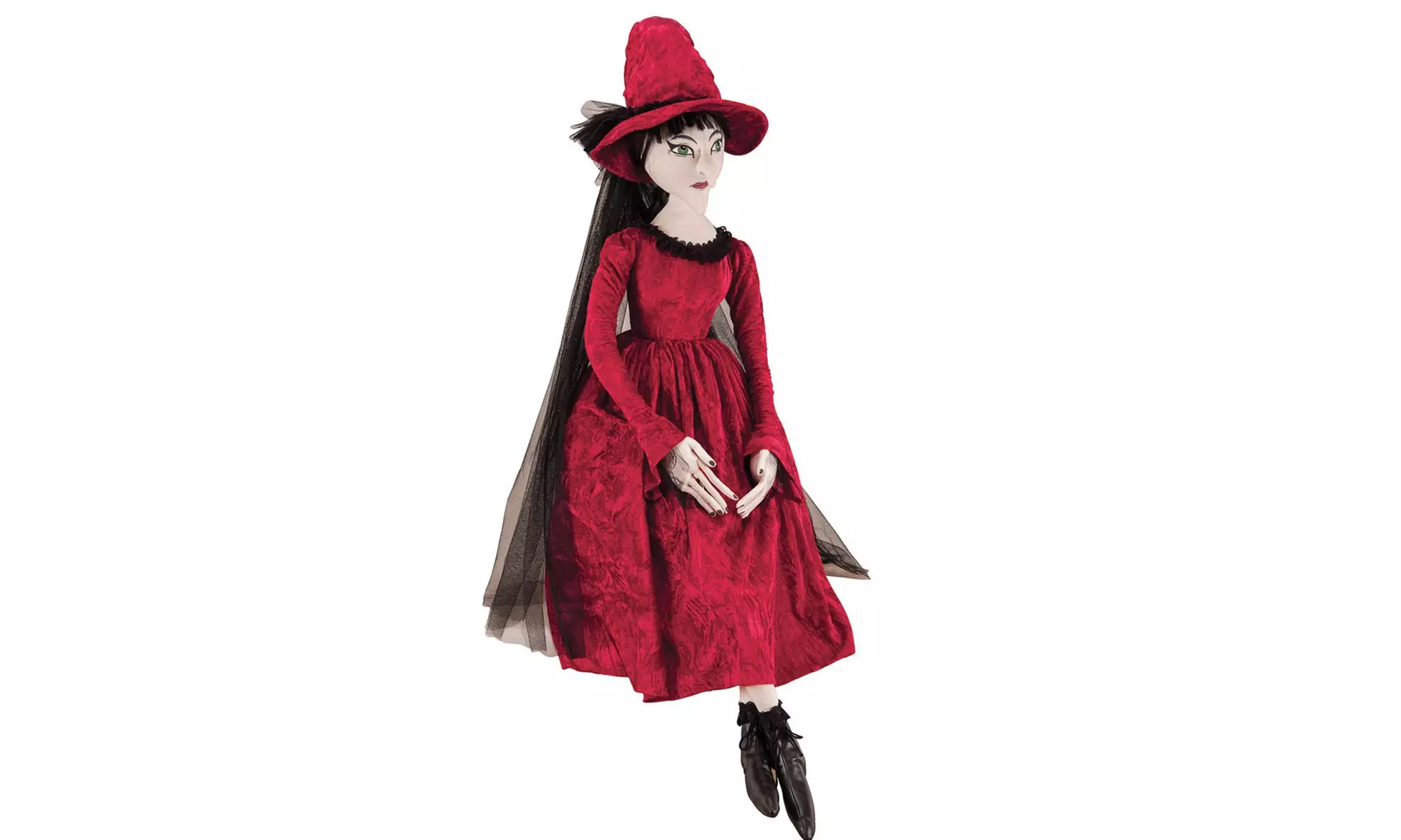 43" Gathered Traditions "Cassandra" Witch Decorative Halloween Figure - Primary Image