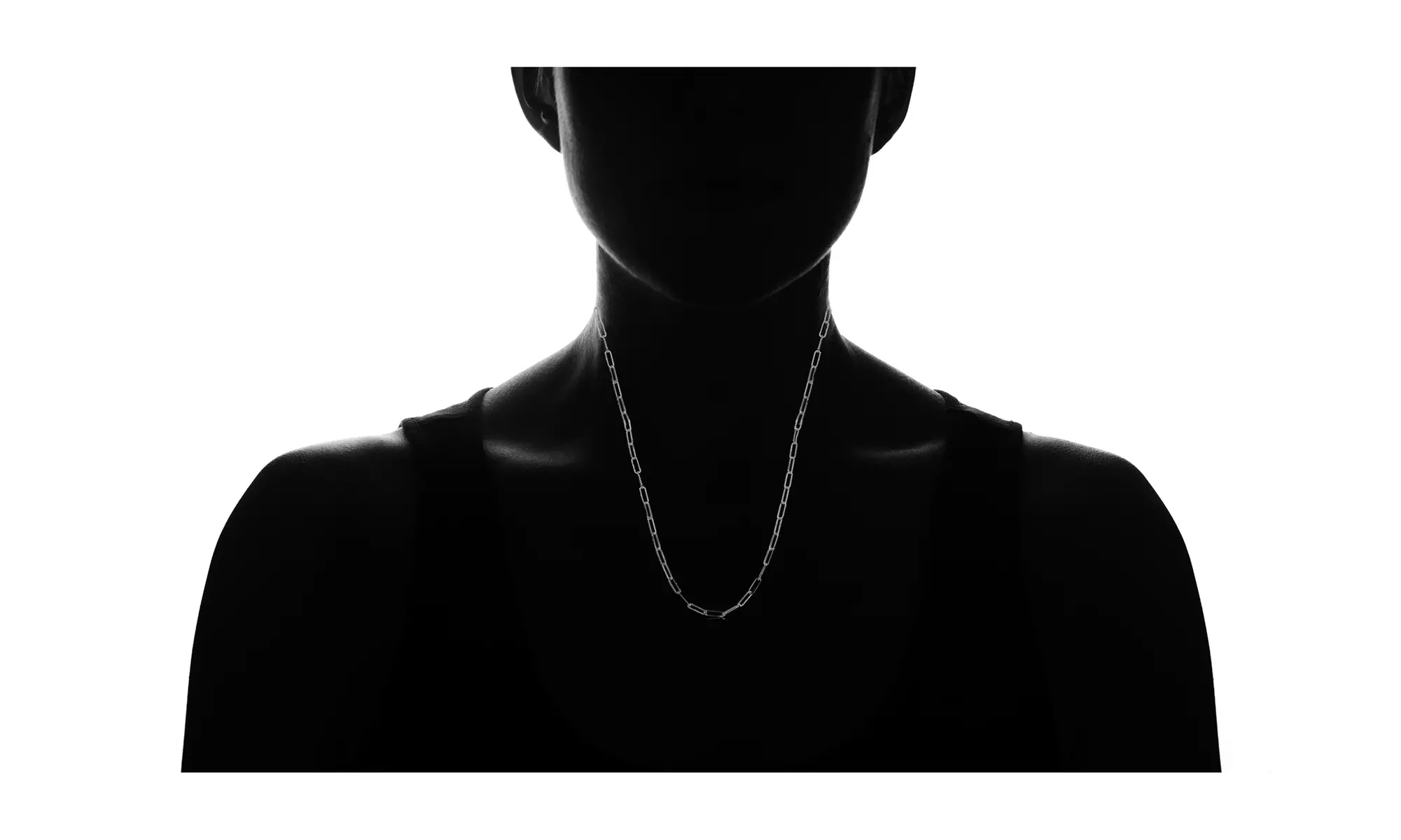 Sterling Silver Paper clip chain