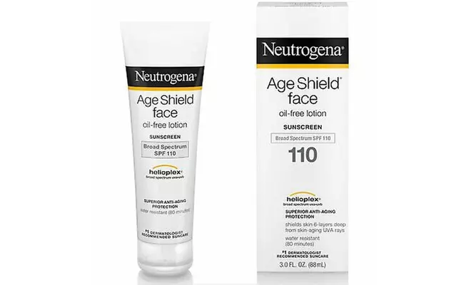 Neutrogena Age Shield Face Oil-Free Sunscreen SPF 110 3 fl oz 88 ml - Second Medium