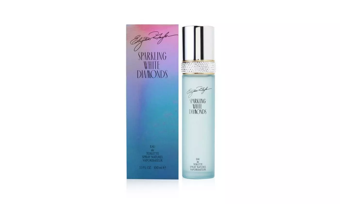 Elizabeth Taylor Sparkling White Diamonds EDT 3.3 oz For Women