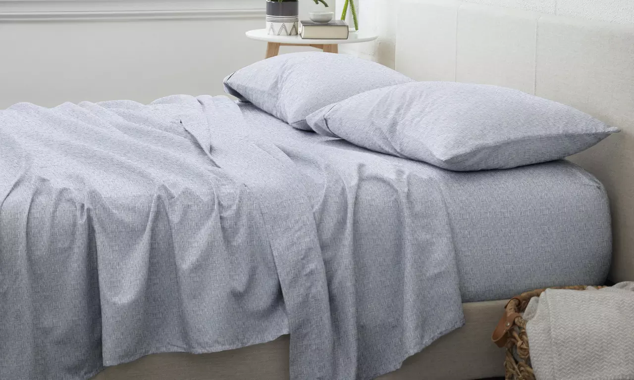 Home Collection Premium Ultra Soft Pattern 4 Piece Bed Sheets Set