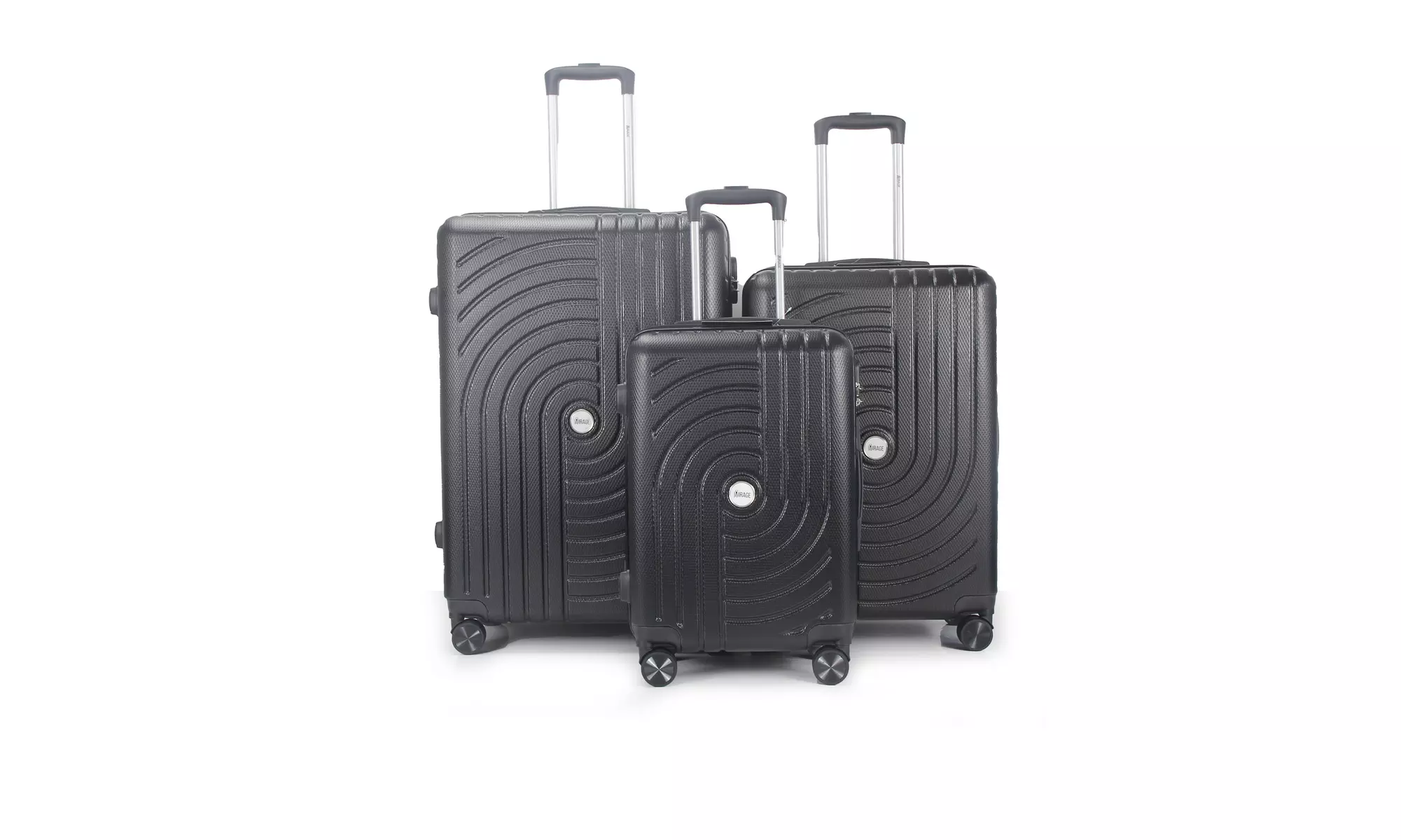 3-Piece Hardside Luggage Set with 360 Dual Spinner Wheels and Combo Lock