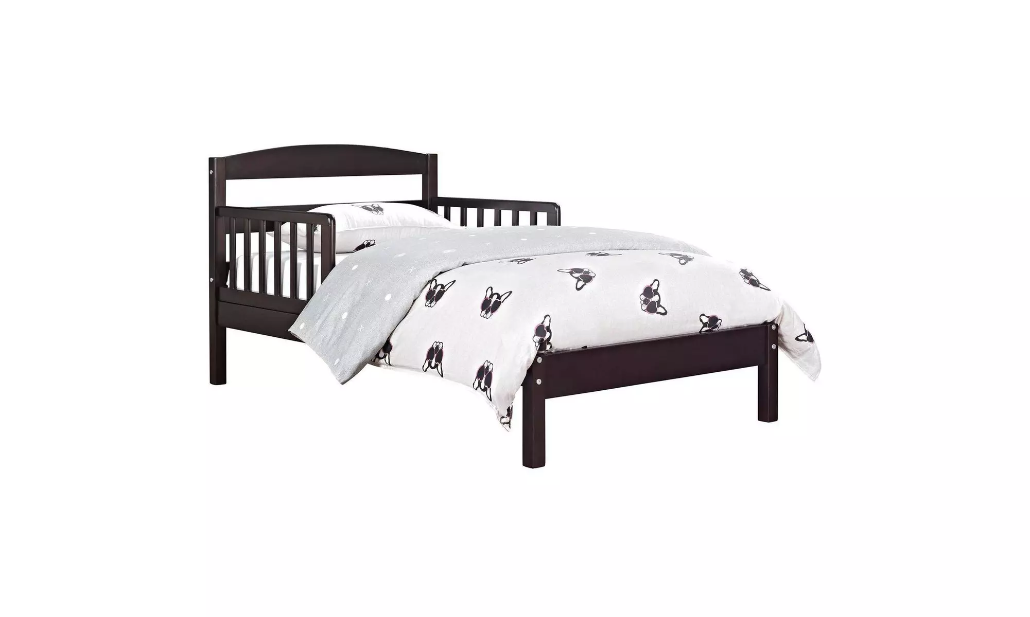 Baby Relax Jackson Toddler Bed With Bed Rails, Espresso - Primary Image