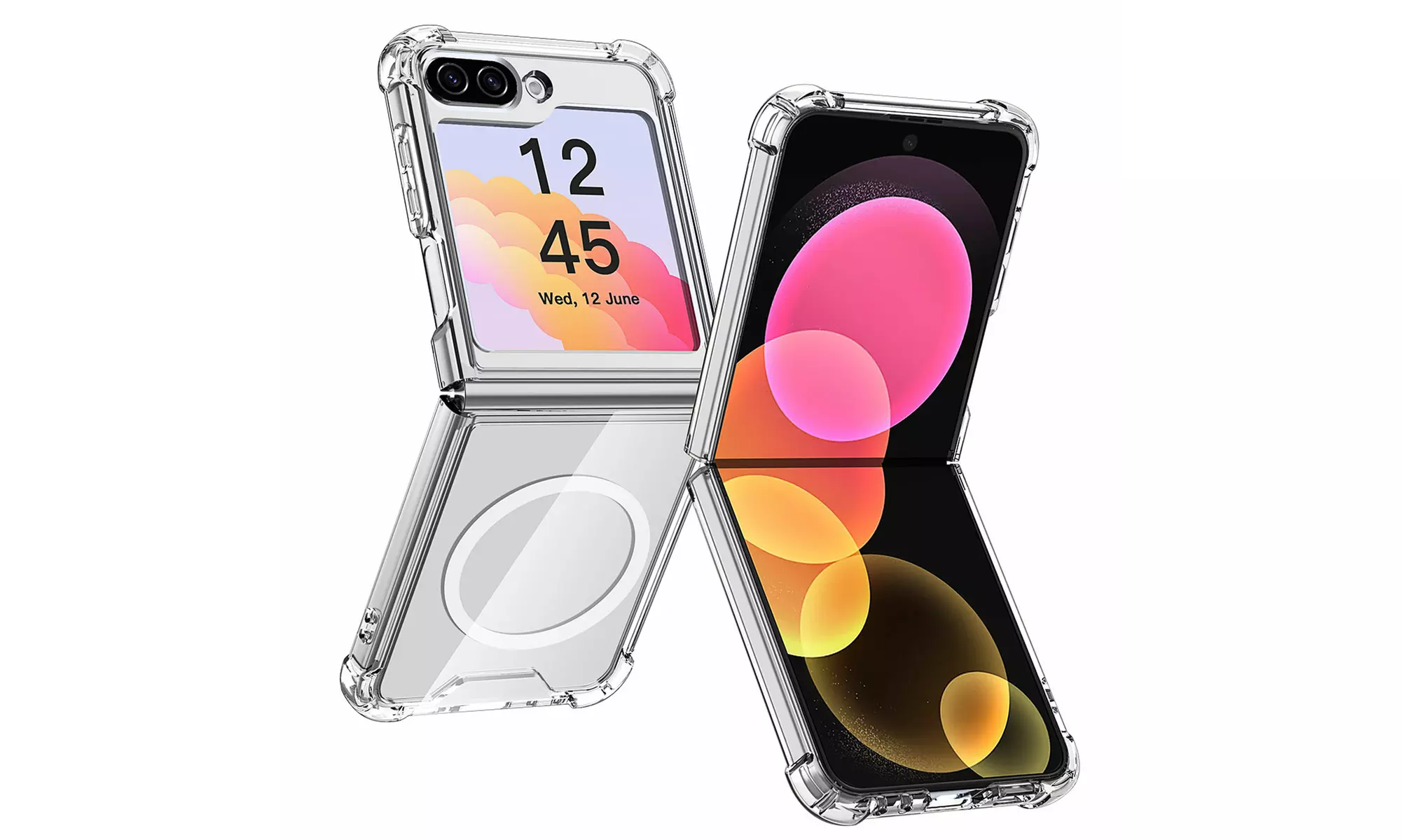 For Samsung Galaxy Z Flip 6 5G MagSafe Clear Case Shockproof  Ultra Slim Cover - Primary Image