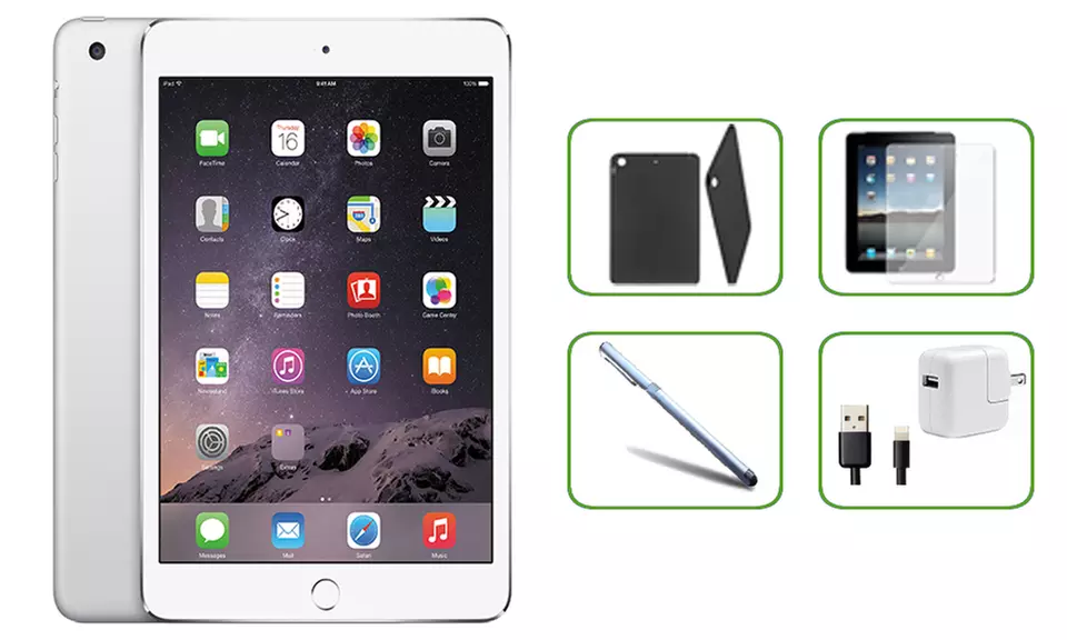 Apple iPad Mini 2 Wifi Tablet Bundle Refurbished (B Grade) - Primary Image