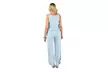 Xehar Women's Sleeveless V-Neck Denim Jumpsuit - Second Medium
