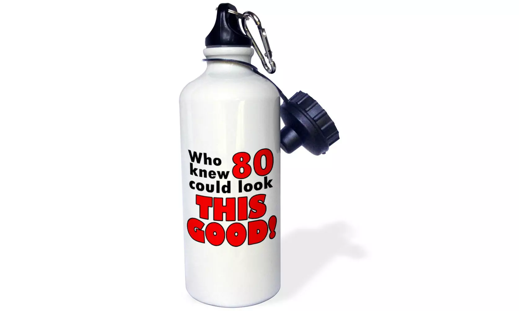  Water Bottle Who knew 80 could look this good. Red.  - Primary Image