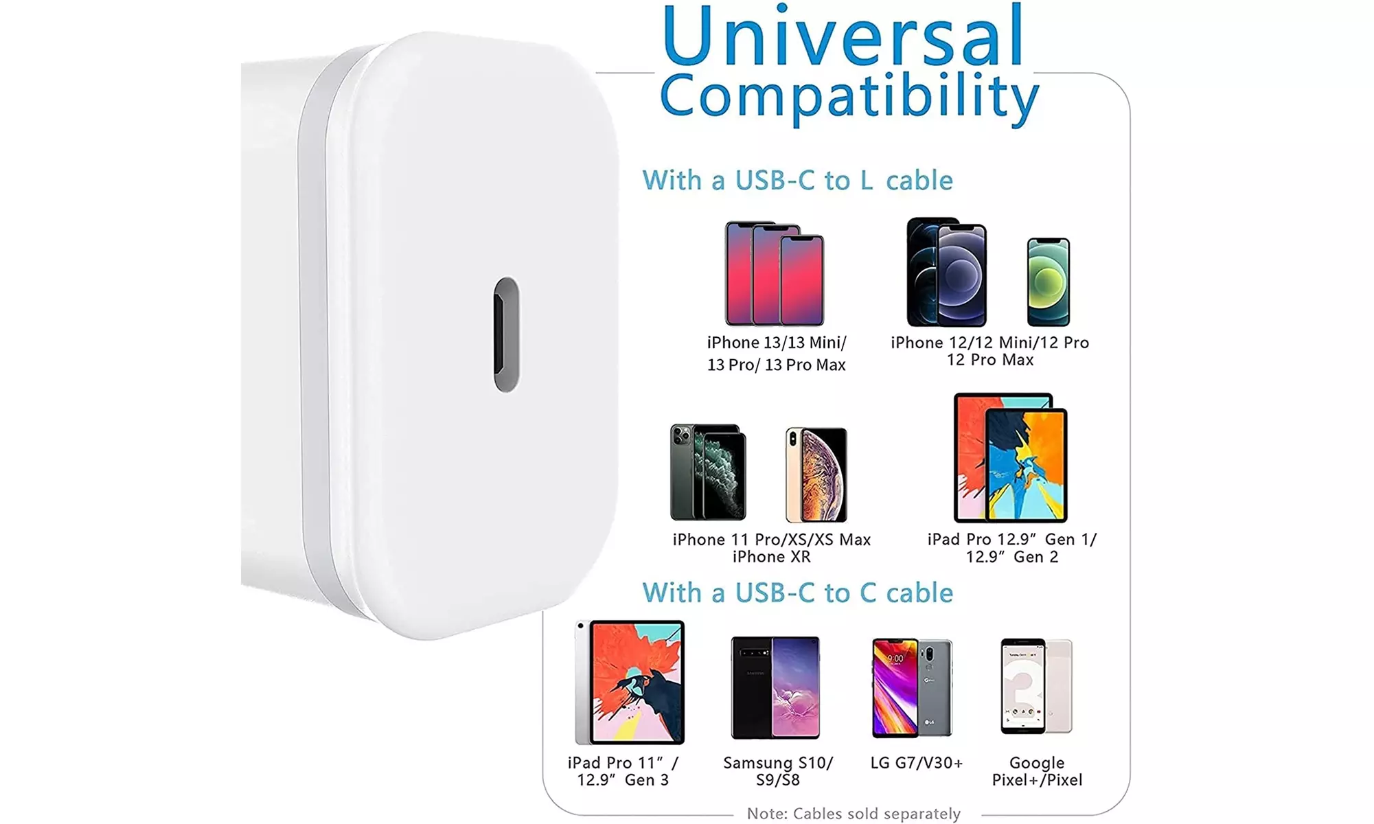 LUOATIP 20W 2-Pack USB C Fast Charger  - Second Medium