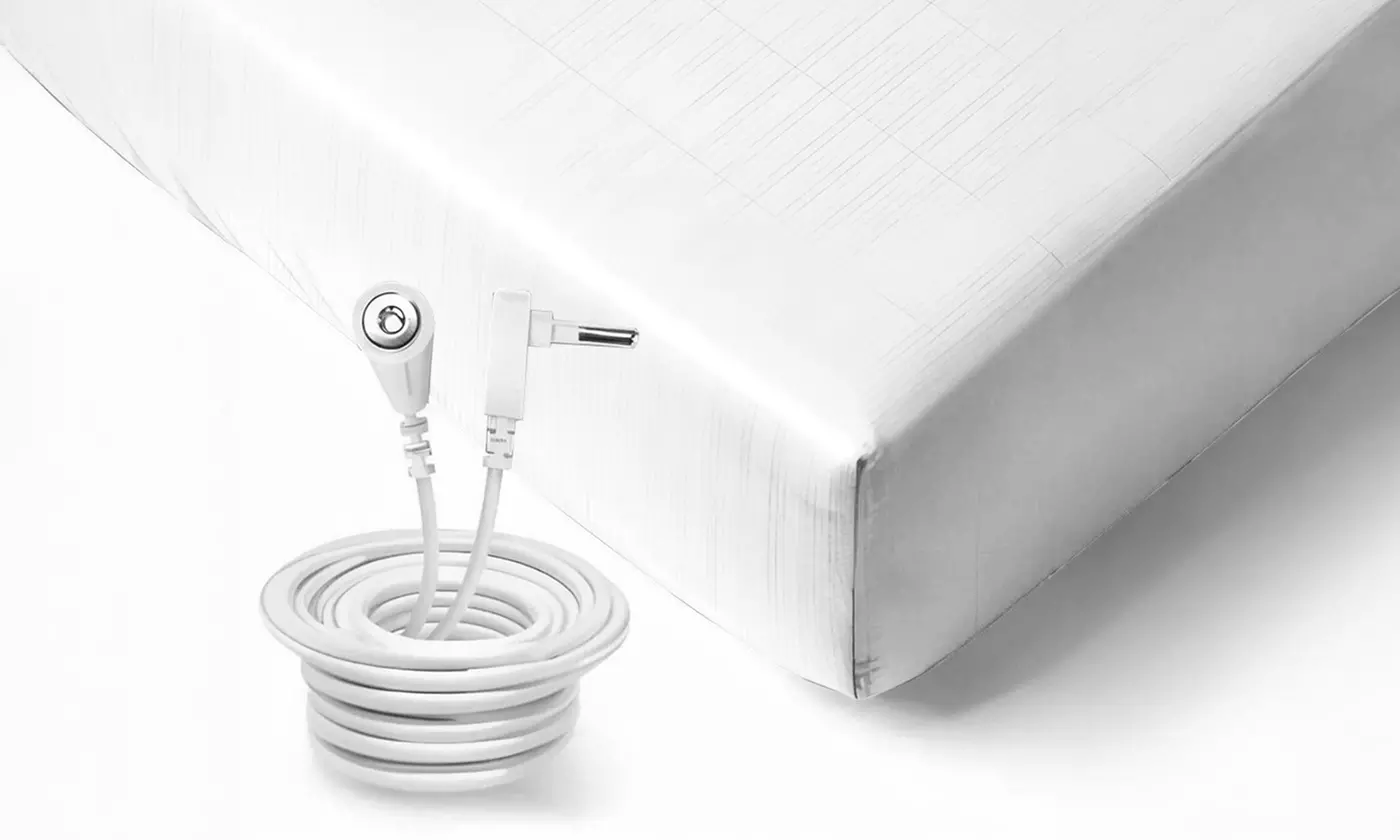 NewHome Organic Cotton Silver Fiber Grounding/Earthing Fitted Sheet