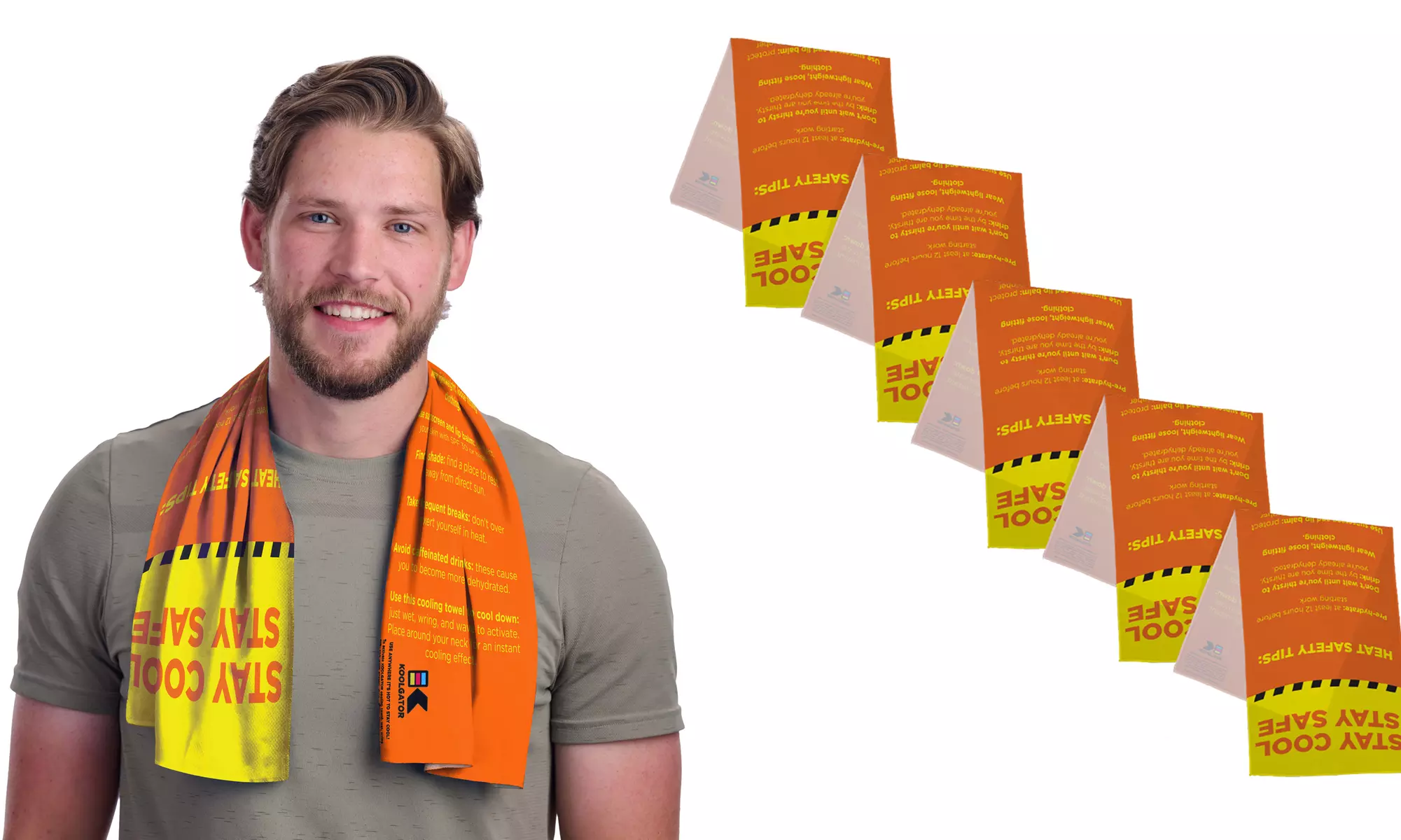 KOOLGATOR Dual Purpose SPF 30 Cooling Towel