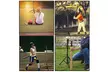 Adjustable Portable Heavy Baseball Softball Tripod Black With Carrying Case - Second Medium