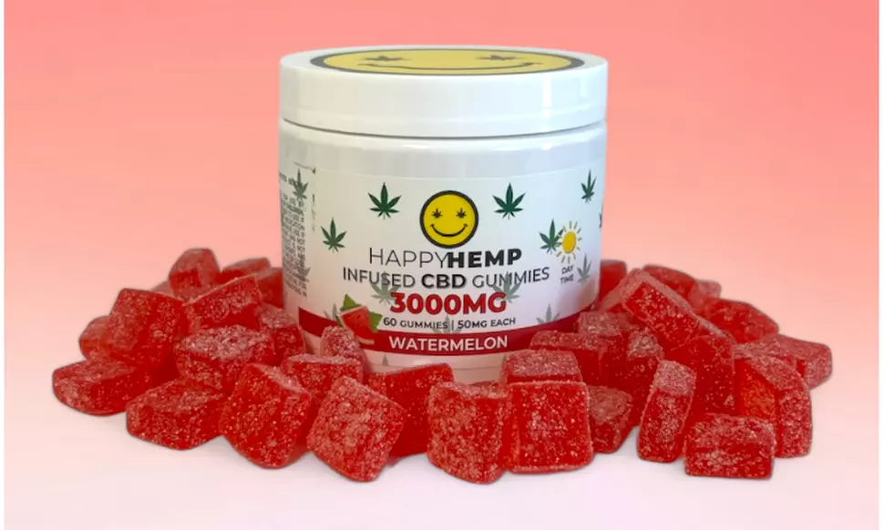 Happy Hemp Infused CBD Gummies Broad Spectrum CBD Gummies - Multiple Flavors