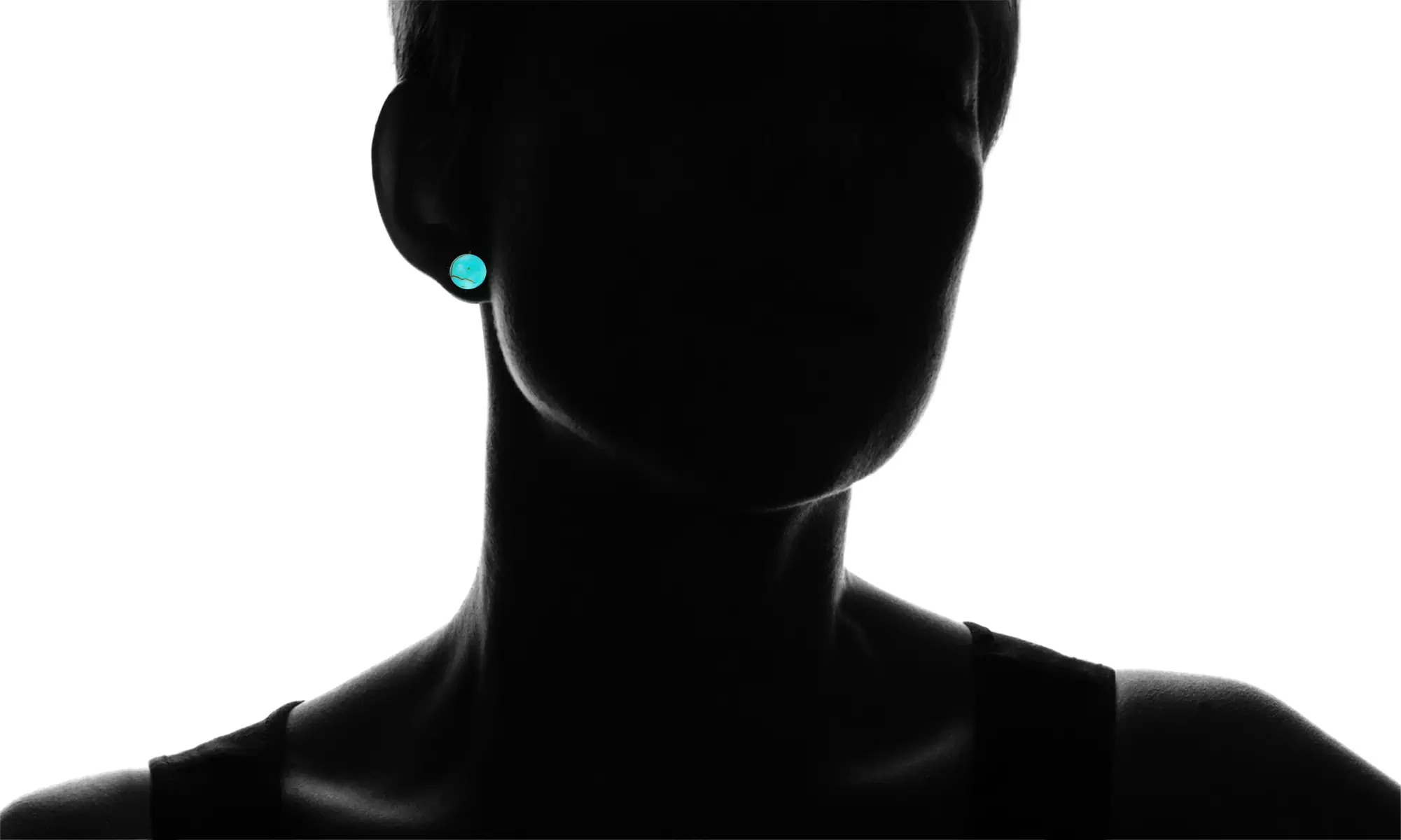 Sterling Silver Genuine Turquoise Ball Studs