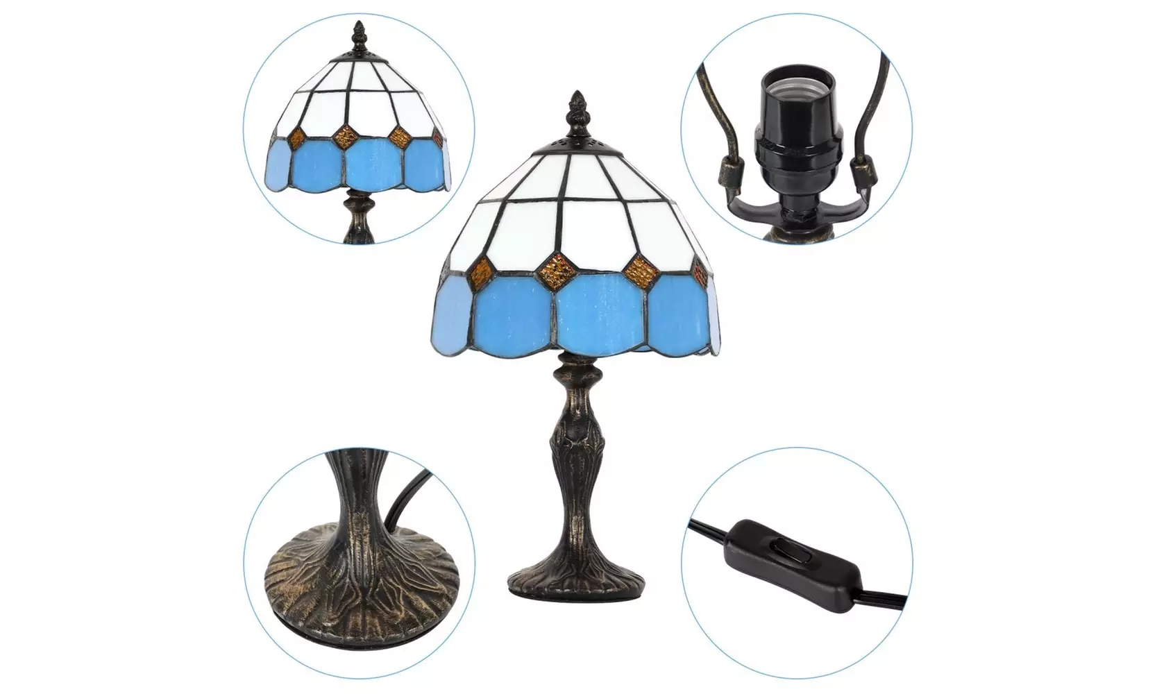 Creative table lamp Modern Bedside Light Fixtures for Bedroom Living Room
