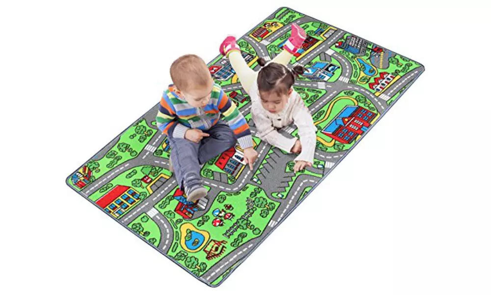 Click N' Play Large City Life Kids Play Mat Rug - Primary Image