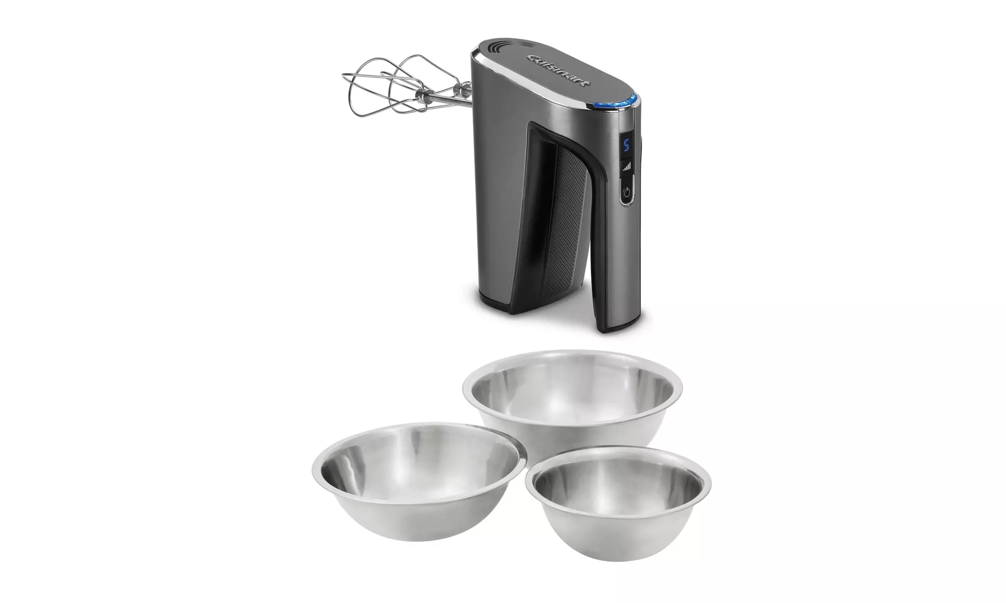 Cuisinart RHM-100 EvolutionX Cordless Hand Mixer with 3-Piece Mixing Bowl Set - Primary Image
