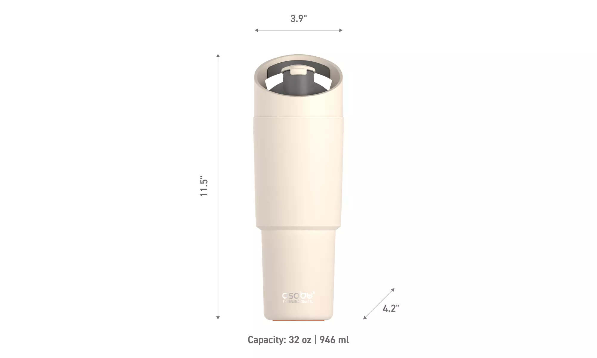 Asobu Cosmic Dual Spout Insulated 32oz Water Bottle Tumbler With Straw