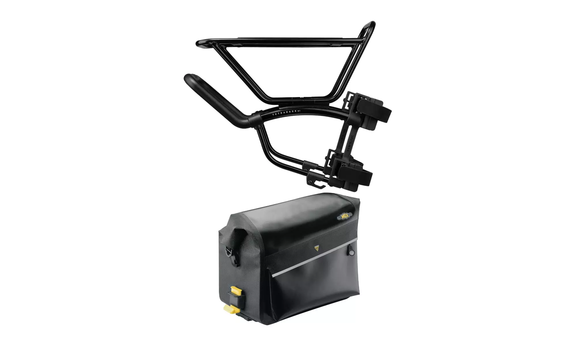 Topeak TetraRack M1 with MTX Trunk DryBag - Primary Image