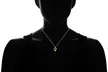 14K solid gold Trendy pendant necklace - Second Medium