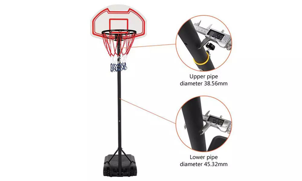 Portable and Removable Youth Basketball Stand Maximum 7# Ball - Primary Image