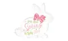 Spring Large Standing Bunny Plaque (3-pack)