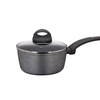 Image 2: Aluminum Round Sauce & Glass Lid with Induction Bottom - 7"