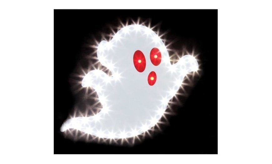 Image 2: Santas Best 7407390U 12 in. LED Ghost Stake Halloween Decoration