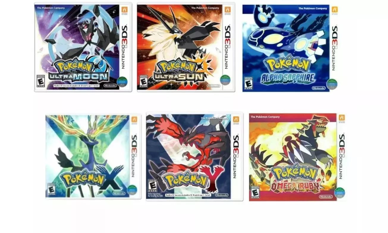 Pokémon Game of Choice — Nintendo 3DS (6 Titles Available)
