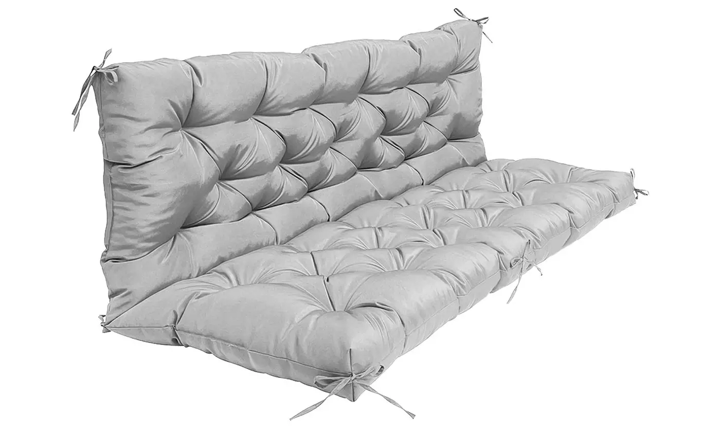 NewHome 2-3 Seater Outdoor Swing Cushion 59"x43" Padded Bench Seat
