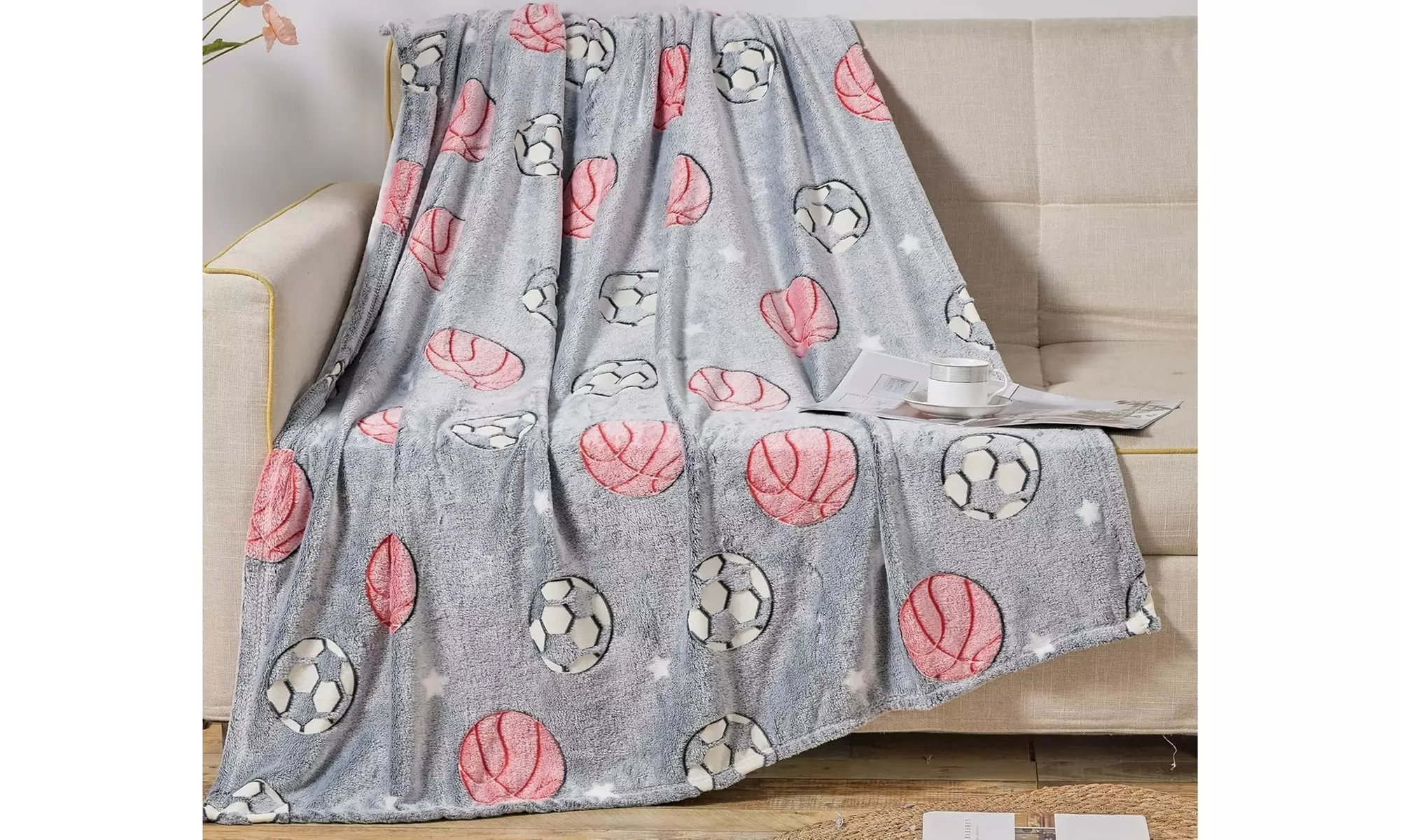 Glow-in-the-Dark 50" x 60" Throw Blankets