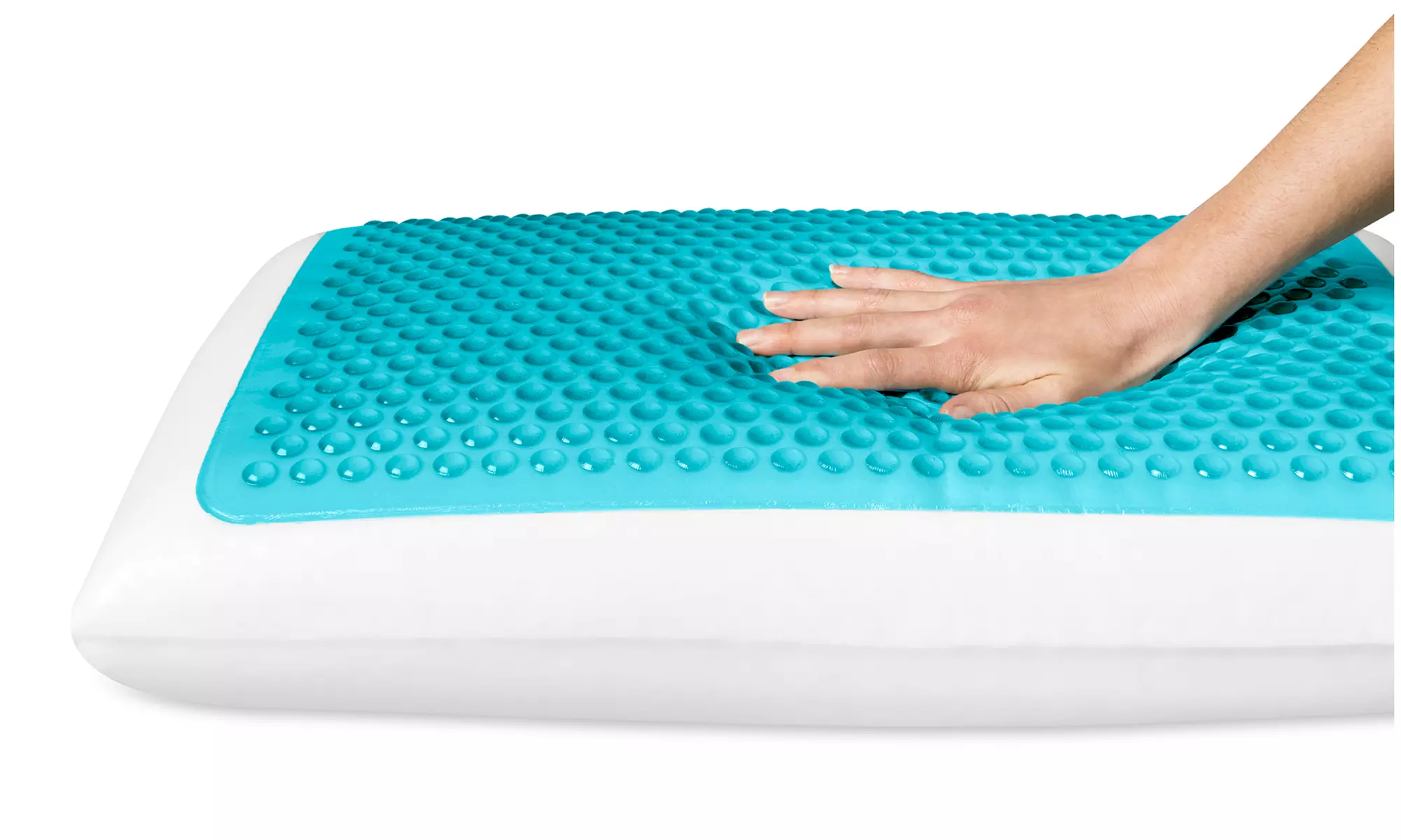 Comfort Revolution Blue Bubble Gel King Pillow - Second Medium