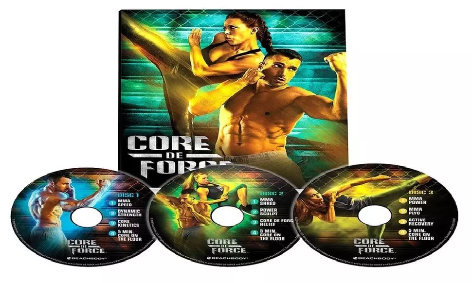 Core De Force mma Style Fitness Workout Program Complete Base Dvd Kit - Primary Image