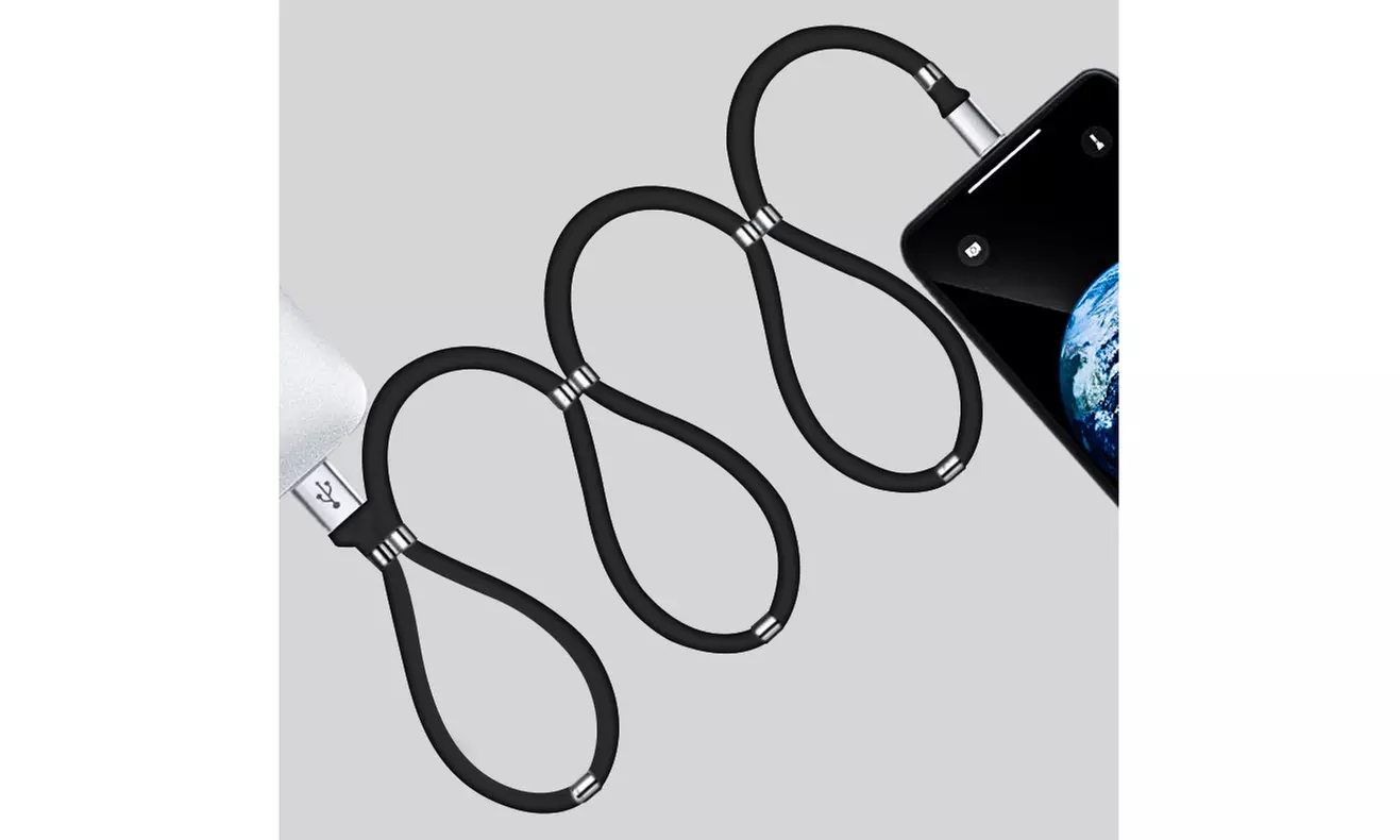 Aduro Fidget Cable Magnetic Self Winding MFI Lightning USB Cables