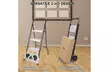 2 in 1 3-Step Ladder Hand Truck, Trolley 80kg, Ladder 150kg - Second Medium
