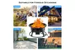 Portable Propane Outdoor Gas Fire Pit W/ Cover & Carry Kit 19-Inch 58,000 BTU - Second Medium