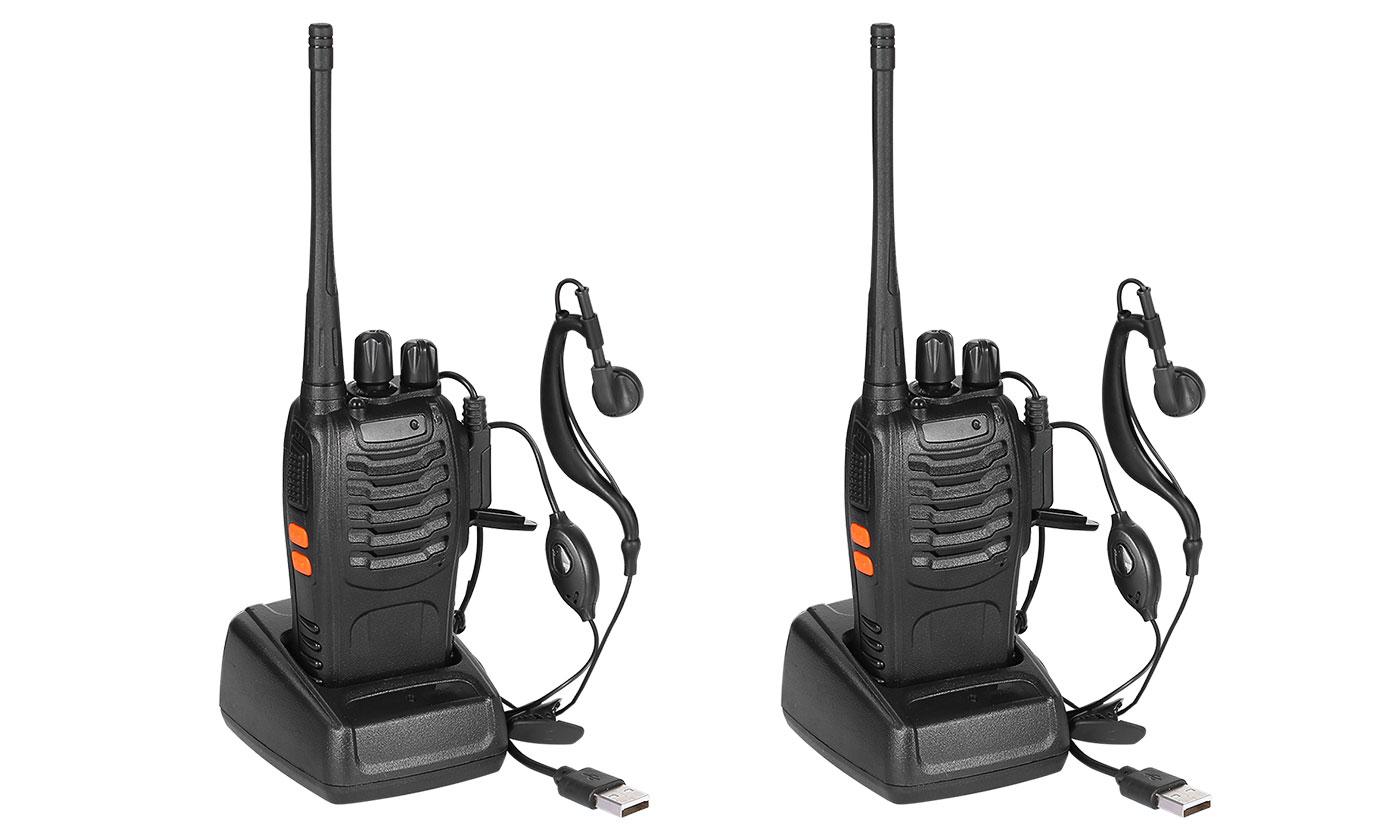 Baofeng BF-888S Long-Range 16-Channel Two-Way Walkie Talkies (2-Count)