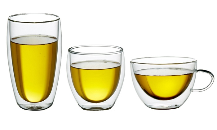 Double-Wall Glass Set (2-Pack) | Groupon