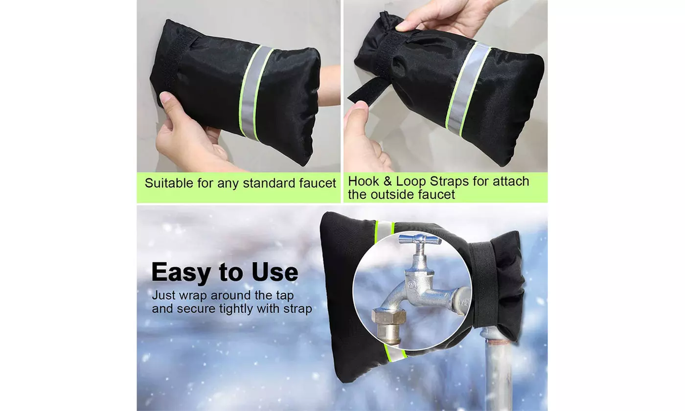 Outdoor Reusable Faucet Socks Faucet Cover for Winter Freeze Protection