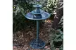 3 Tier Pedestal Fountain Bird Bath W/ Pump Water Patio Decor Garden Outdoor - Second Medium